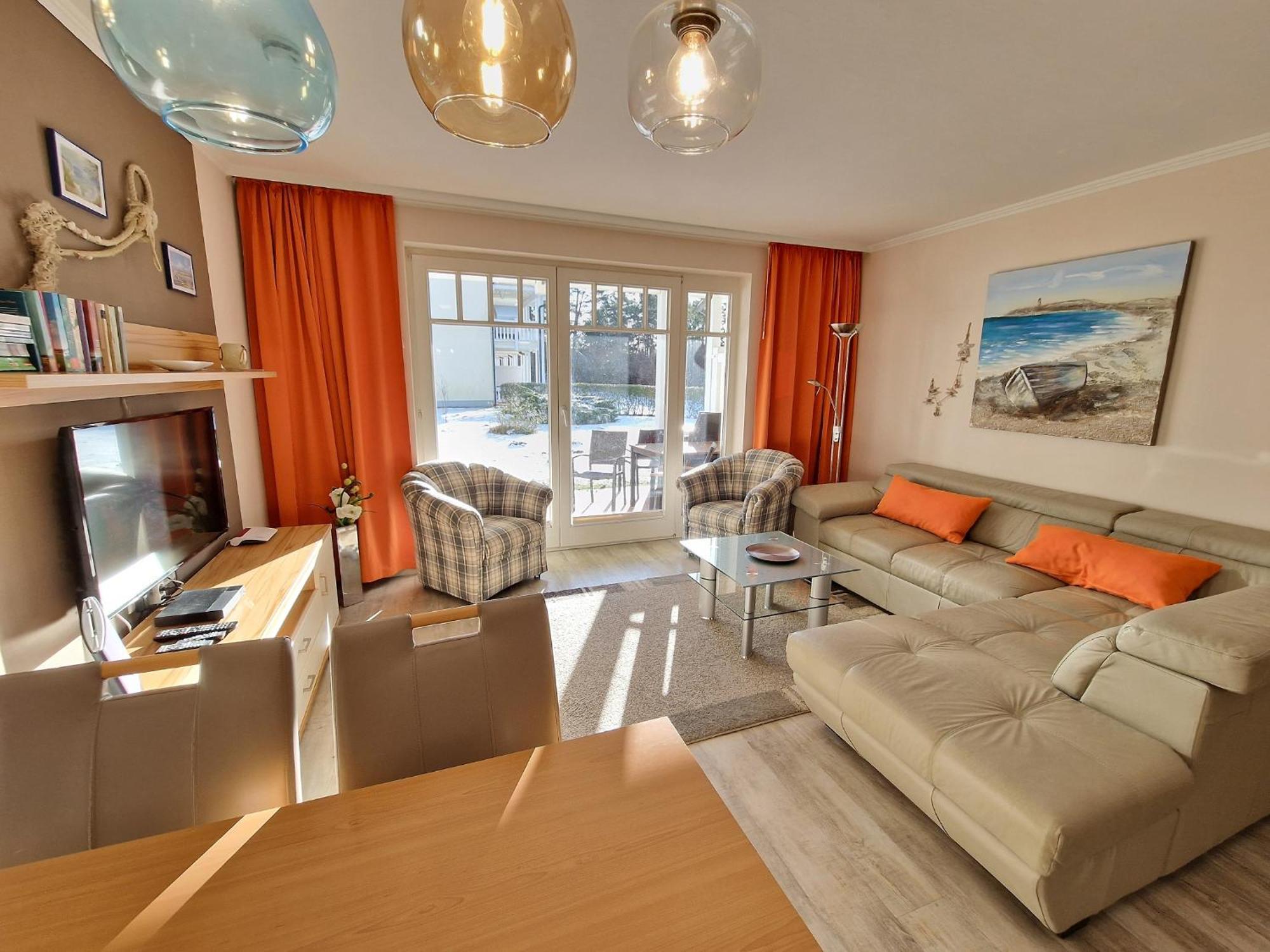 Duenenpark Binz - Komfort Ferienwohnung Mit 1 Schlafzimmer Und Terrasse Im Erdgeschoss 220 ภายนอก รูปภาพ